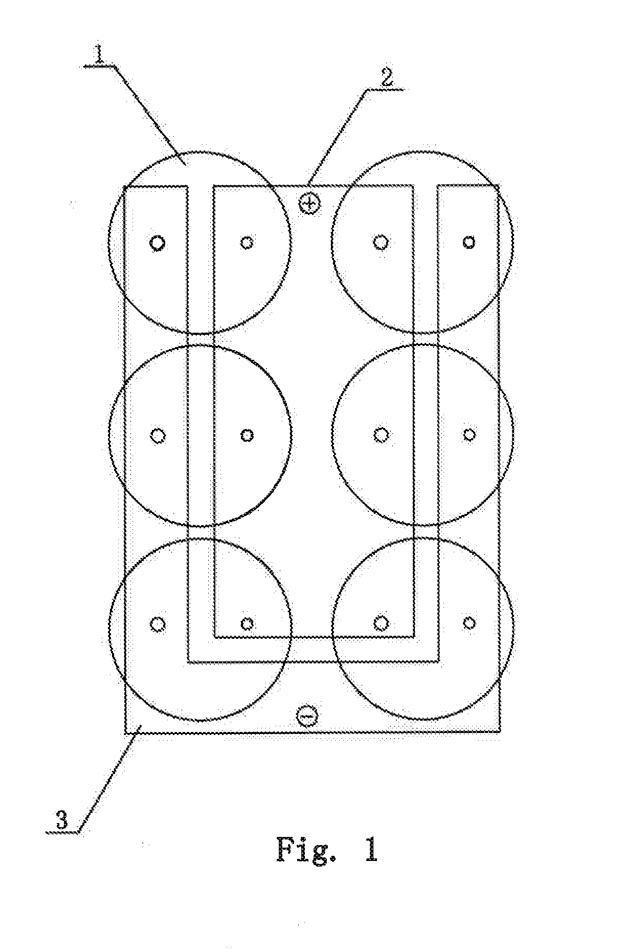 Stacked output structure of capacitive power supply for welding equipment