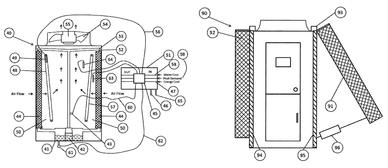 Adiabatic refrigerant condenser controls system