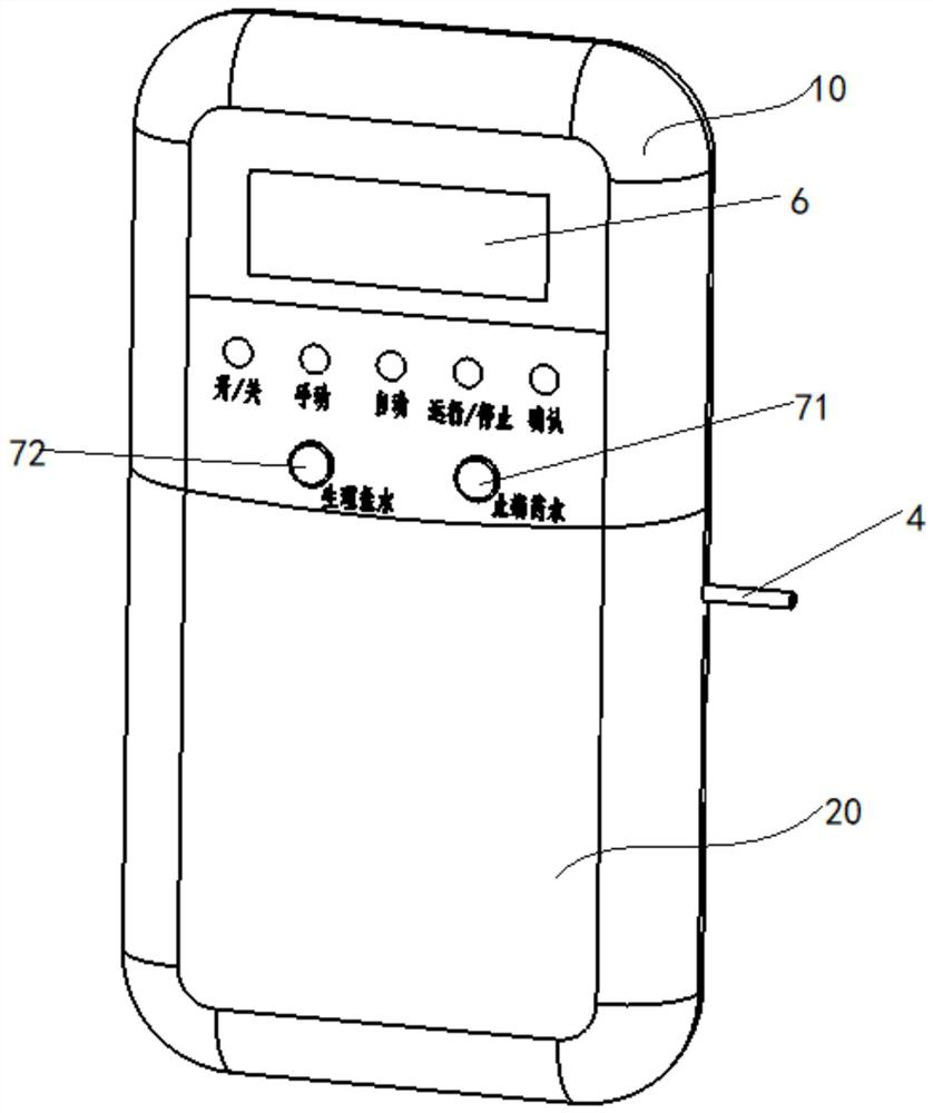 Automatic medicine injection device for switching between pain-relieving state and anti-blocking state