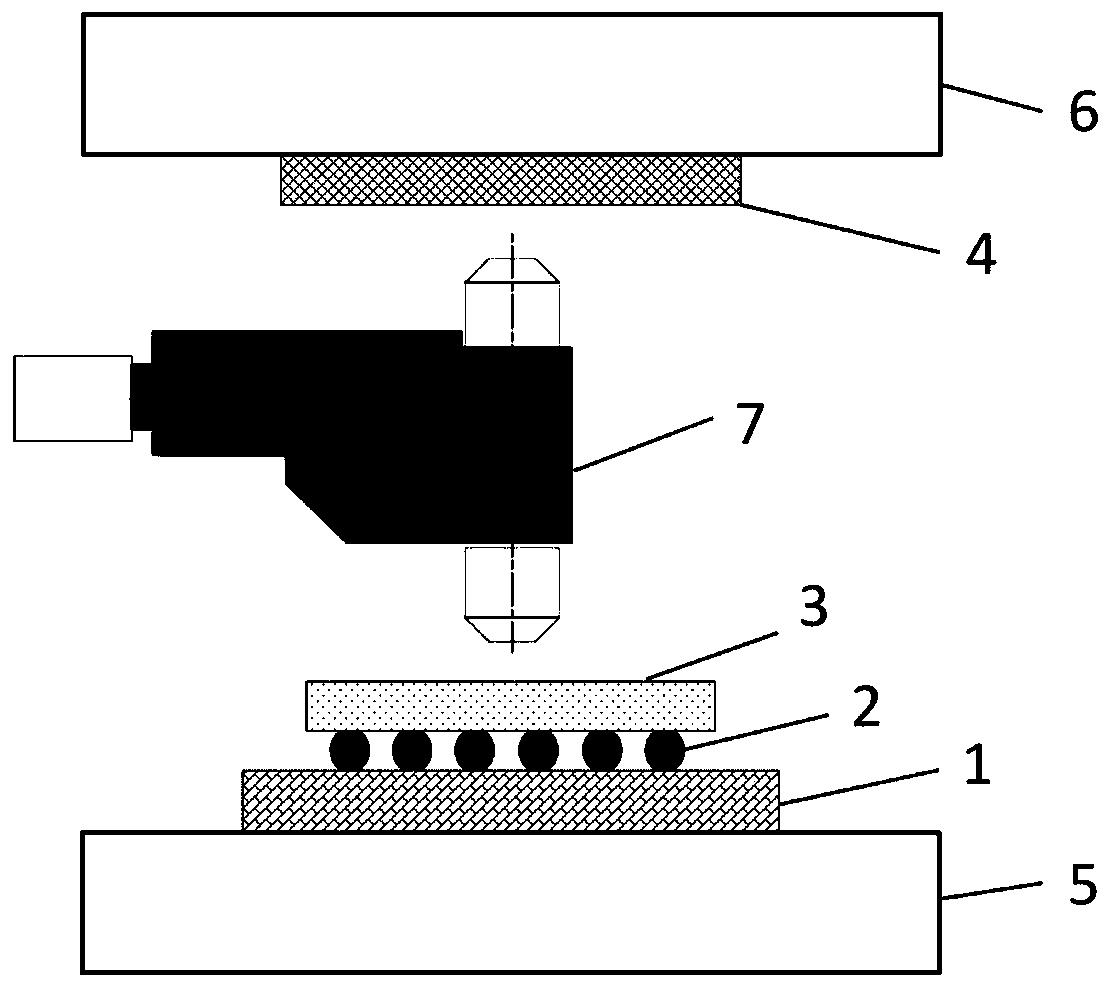 Two-step flip chip bonding technique of focal-plane detector