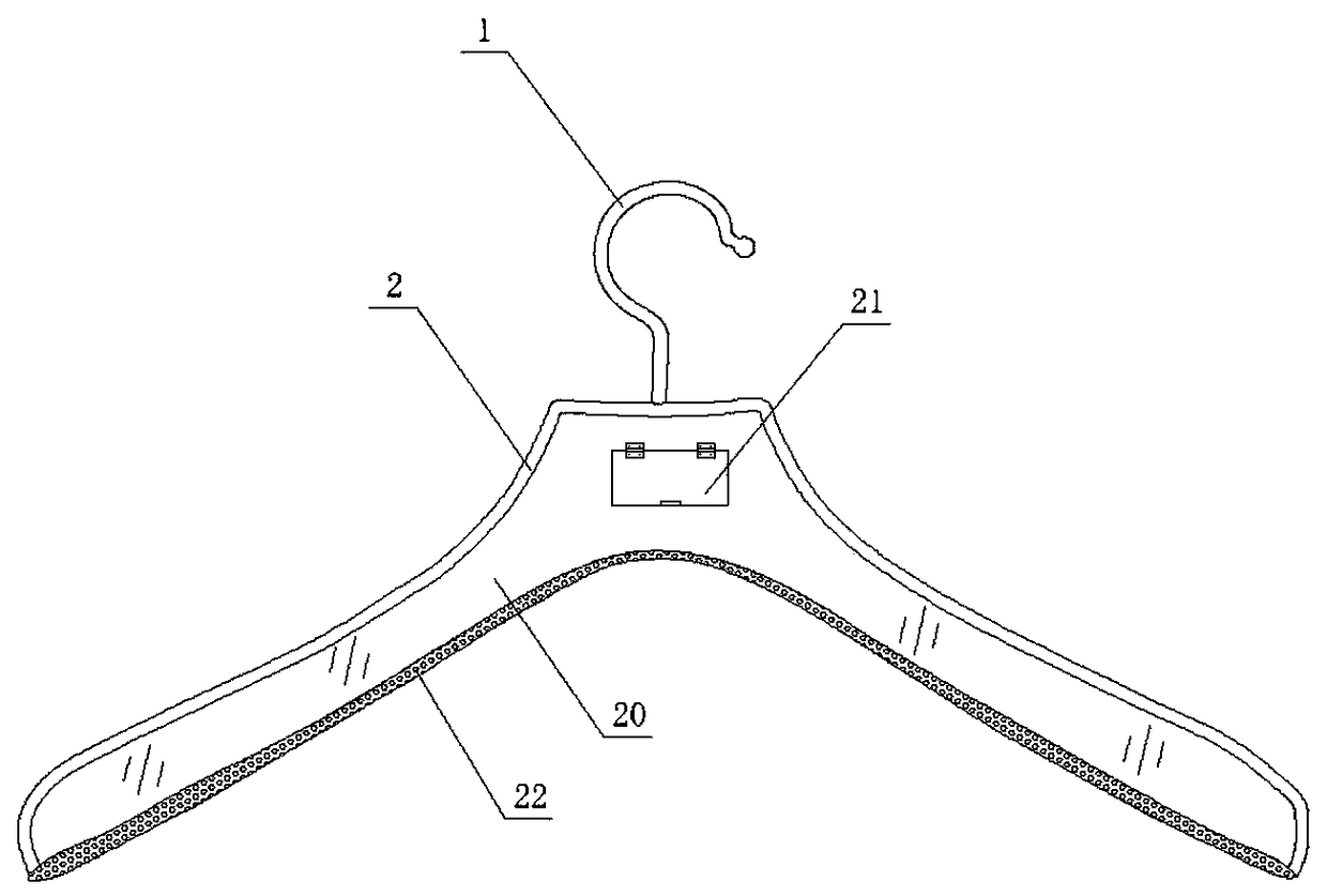 Clothes hanger capable of protecting clothes