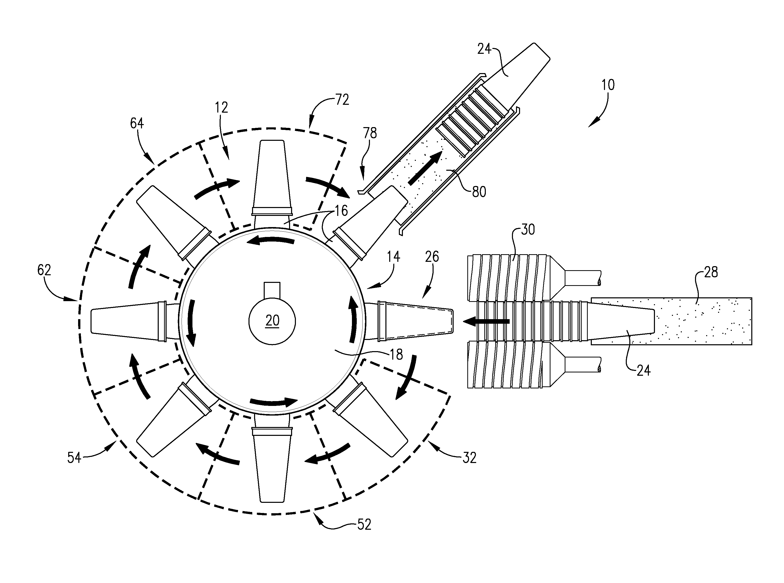 Apparatus and method for de-inking printed surfaces