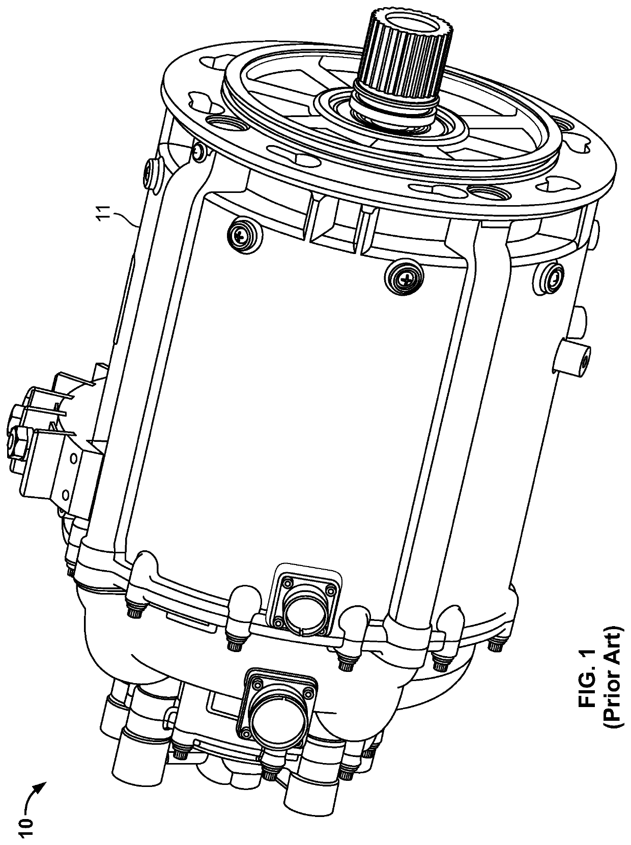 Conformal cooling devices for rotating generator elements and additive manufacturing processes for fabricating the same