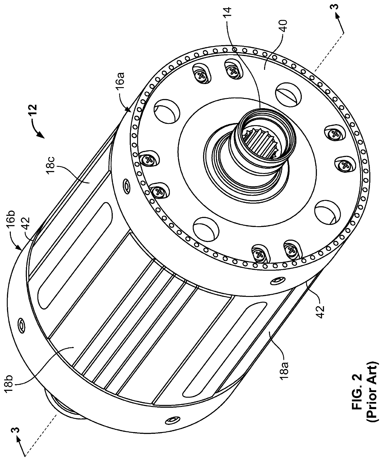 Conformal cooling devices for rotating generator elements and additive manufacturing processes for fabricating the same