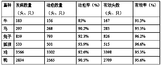 Chinese herbal medicine feed additive for preventing and treating diarrhea of livestock and poultry