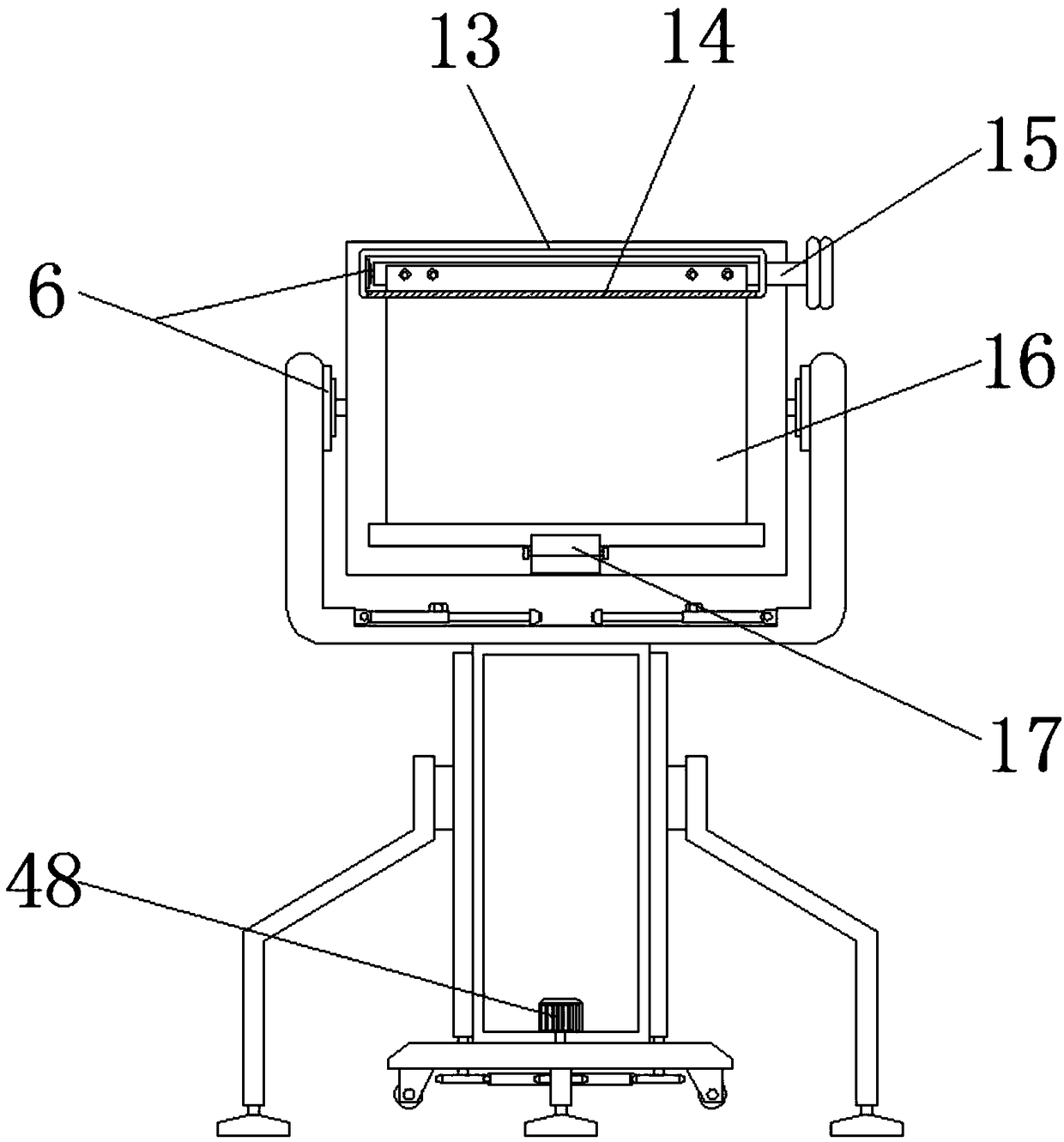 Urban and rural planning layout display device