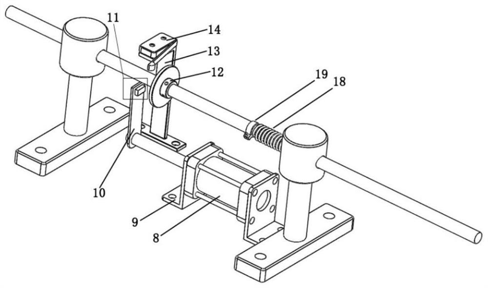 A loading rod automatic assembly device for shpb test