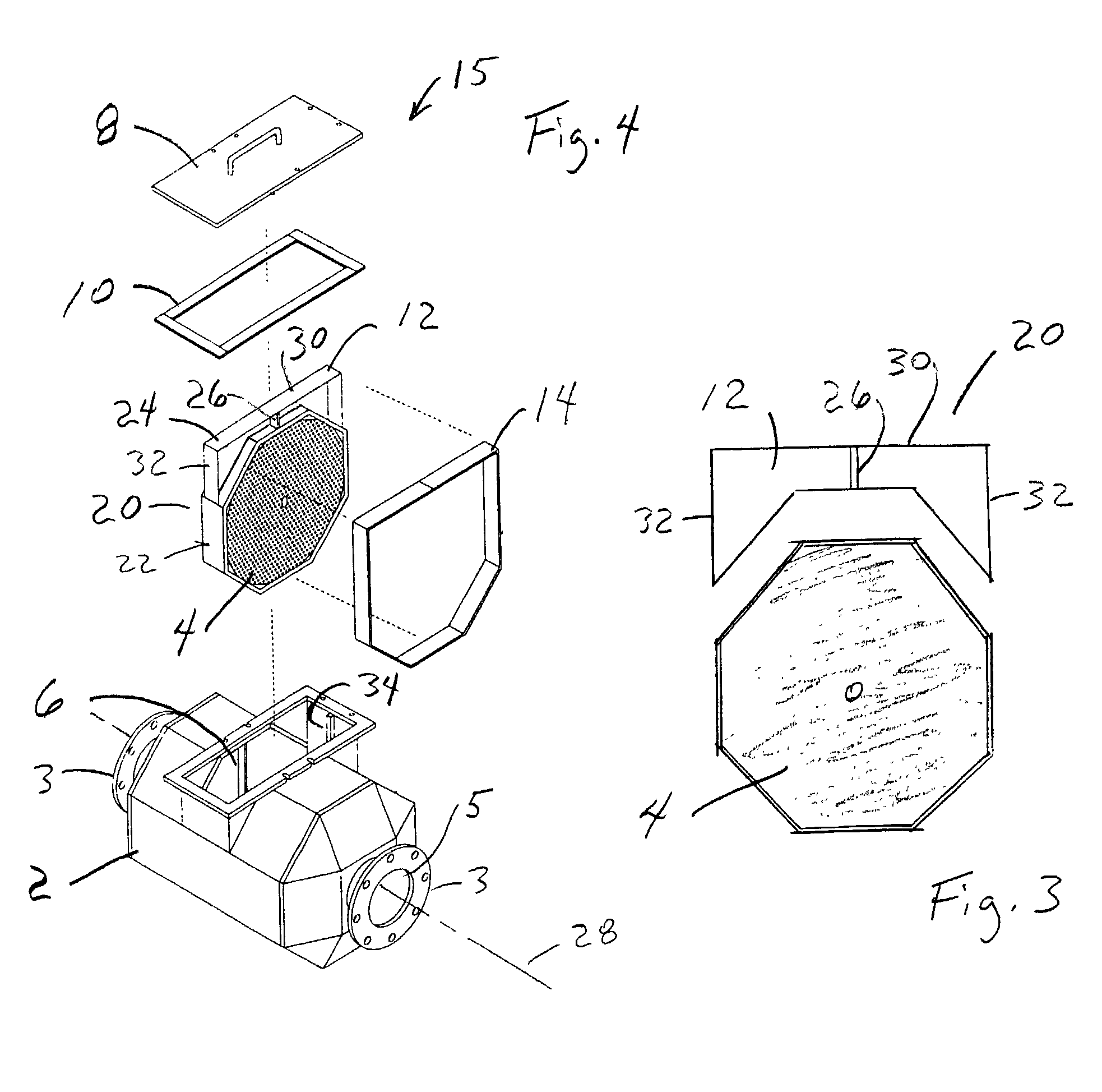 Catalytic converter and catalyst element therefor