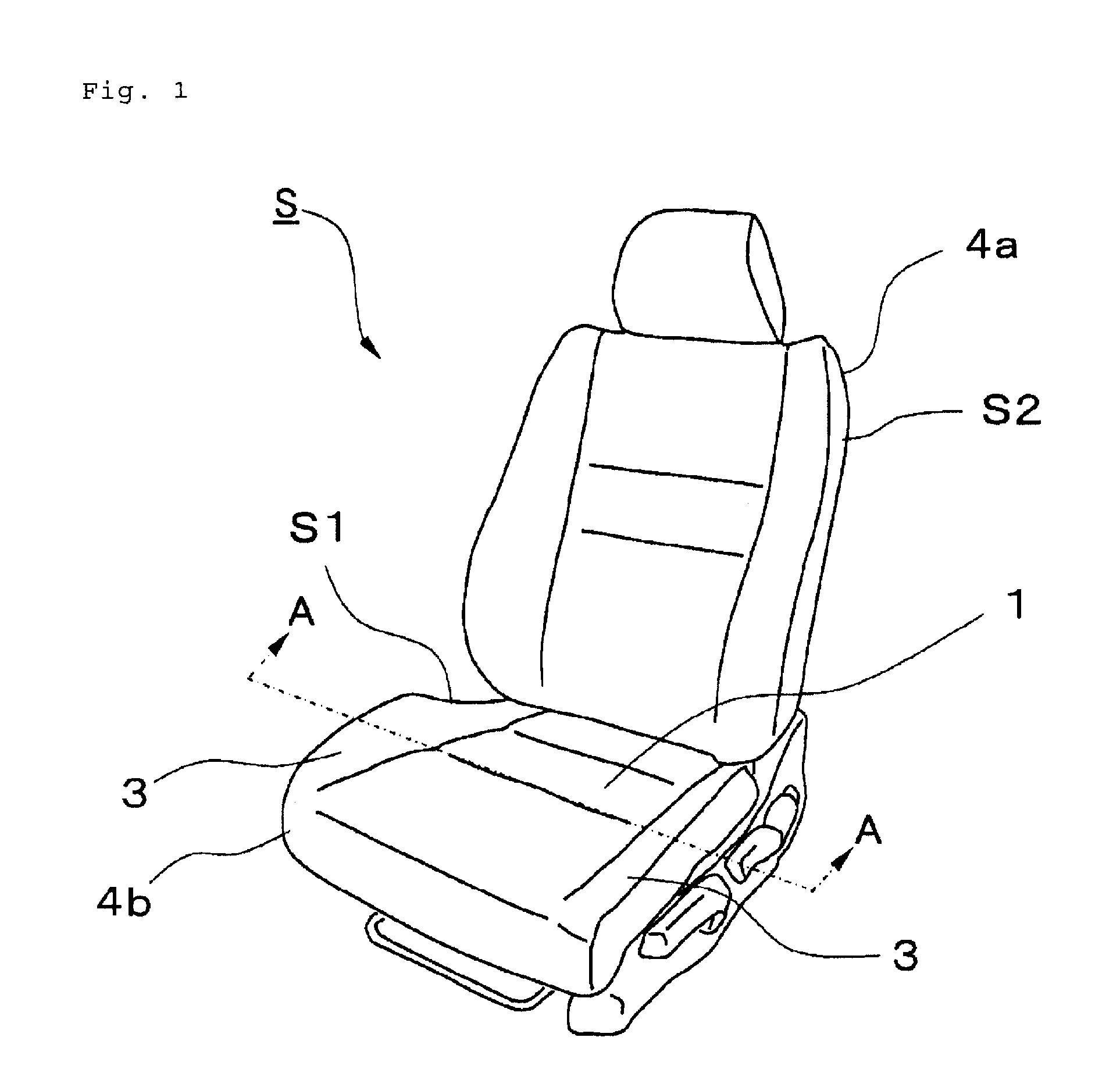 Suspension working method, and vehicular seat