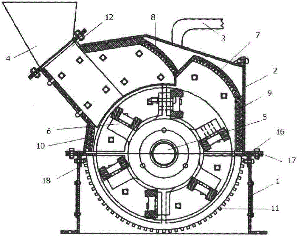 Efficient fine crusher