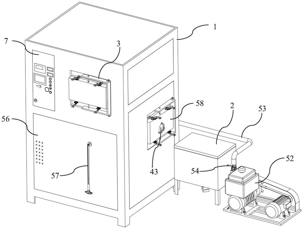 Vacuum quenching furnace based on water conduction