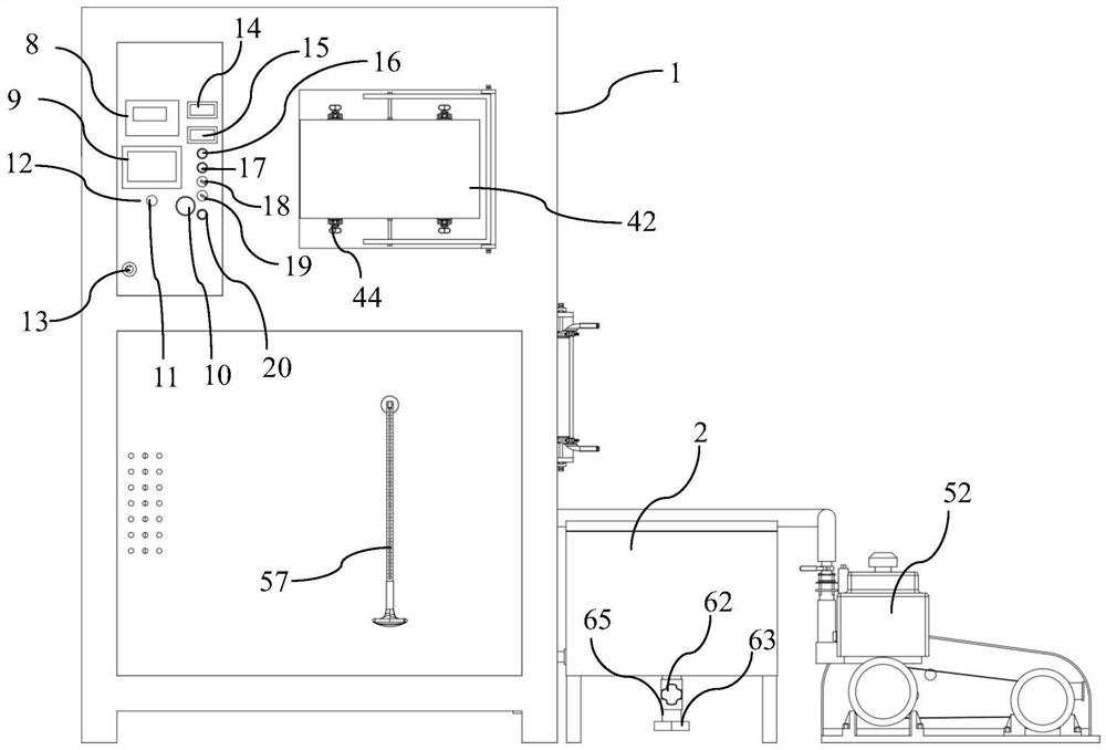 Vacuum quenching furnace based on water conduction