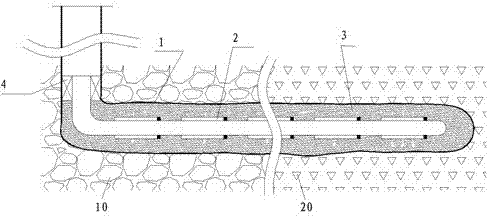 Novel oil-gas well filling system and application method of same