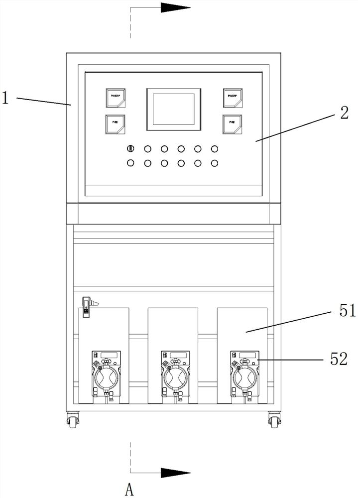 Efficient oxidation disinfection device