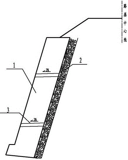 Expansive soil cutting semi-rigid top retaining wall design and construction method