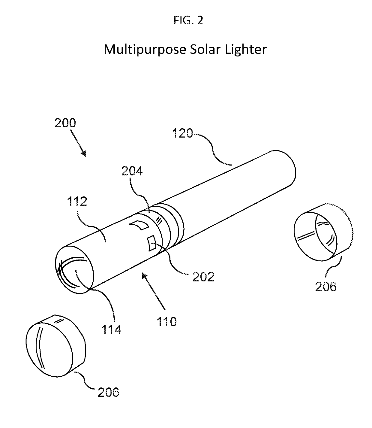 Multipurpose solar lighter