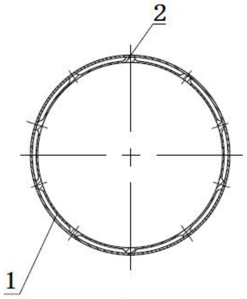 Sleeving and welding method for inner heat insulation cylinder and outer heat insulation cylinder of aero-engine