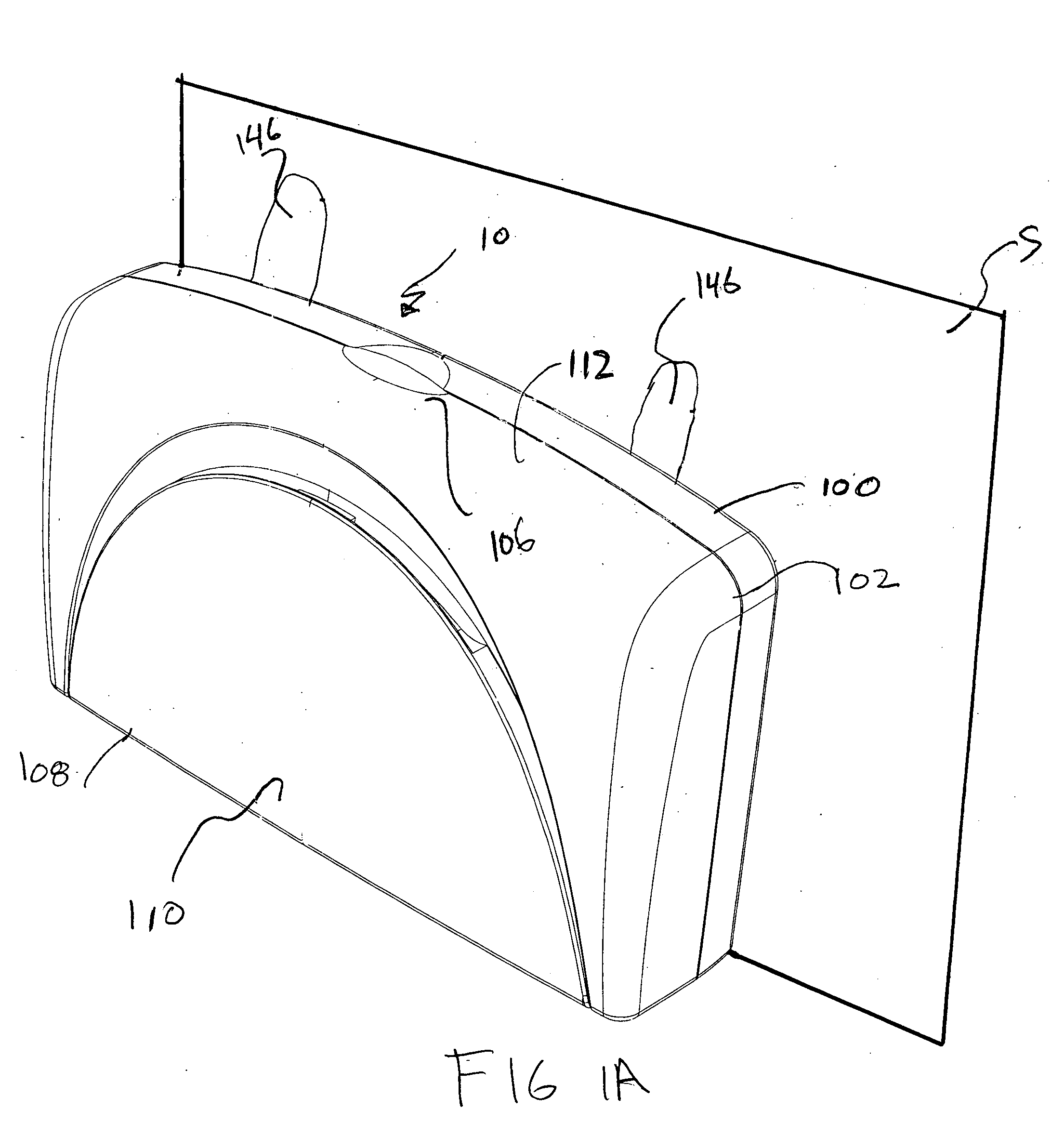 Wipes dispenser with a wide-mouthed dispensing aperture
