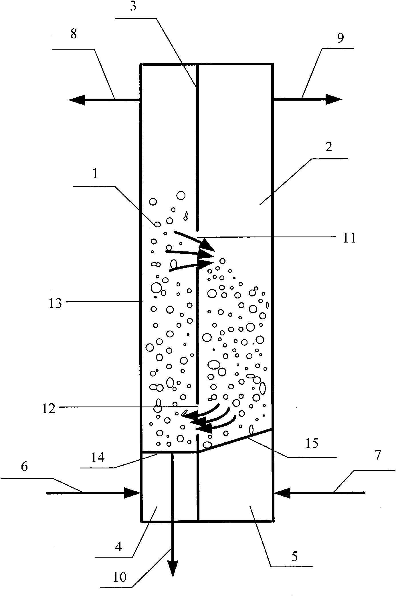Chemical-looping combustion system of parallel fluidized bed