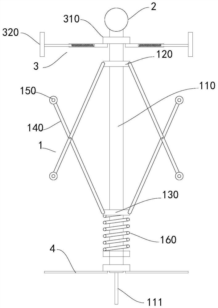 Visual detection device for urban cable duct bank