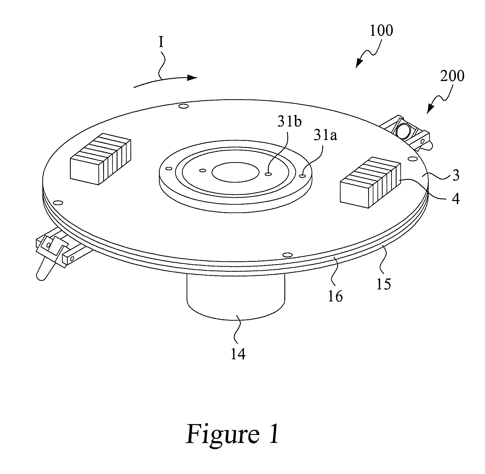Disk-based fluid sample collection device