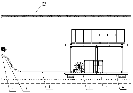 Remote control advance tunneling TBM and construction method thereof