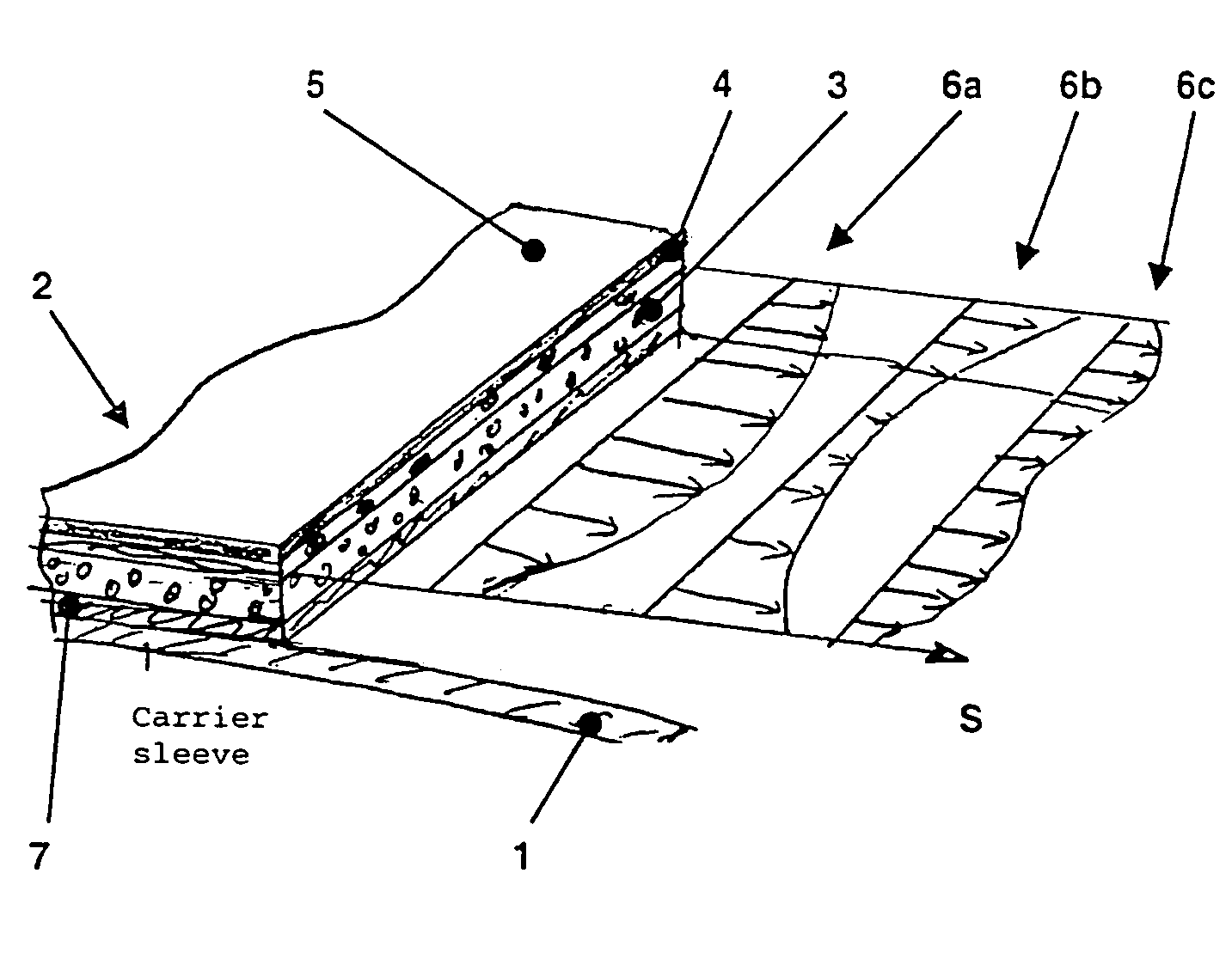 Rubber cylinder sleeve for offset presses