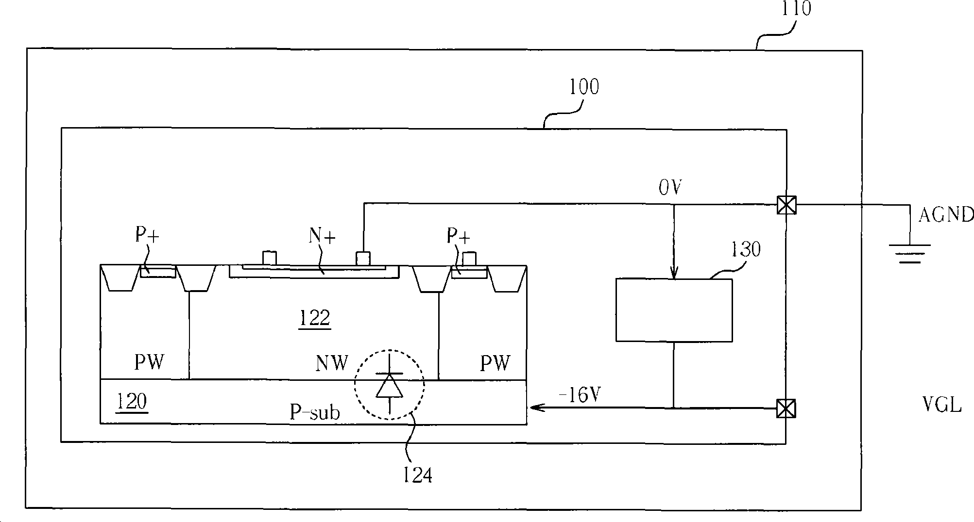Voltage level clamping circuit and comparator module