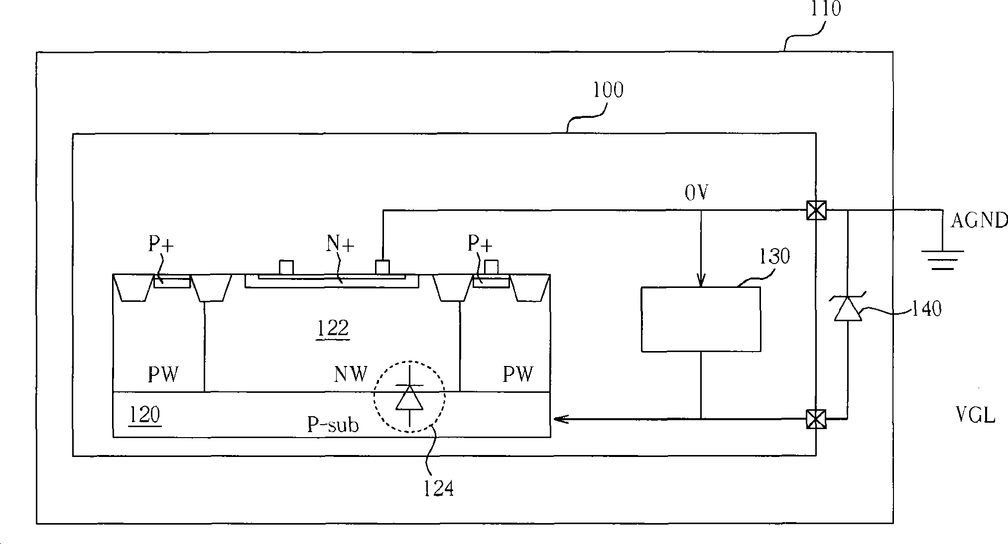 Voltage level clamping circuit and comparator module