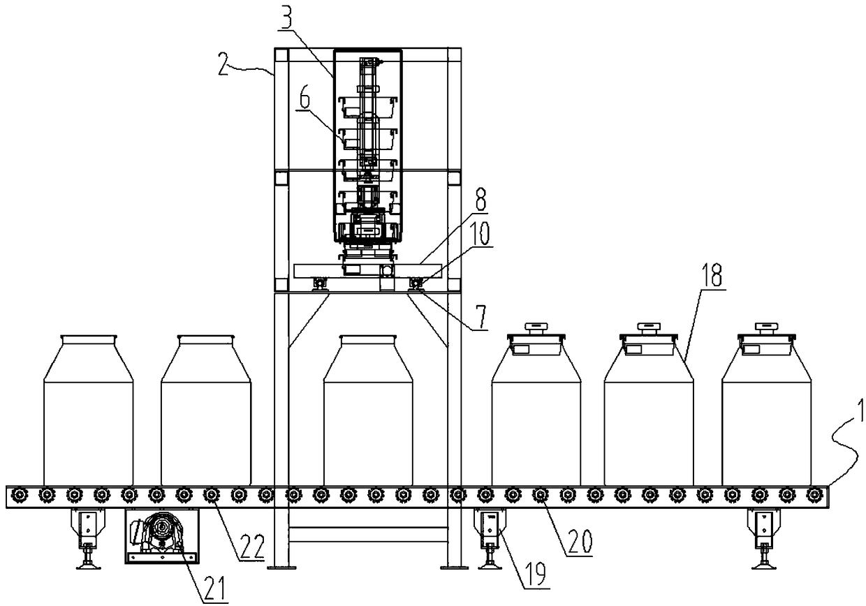 System used for packaging sample barrel