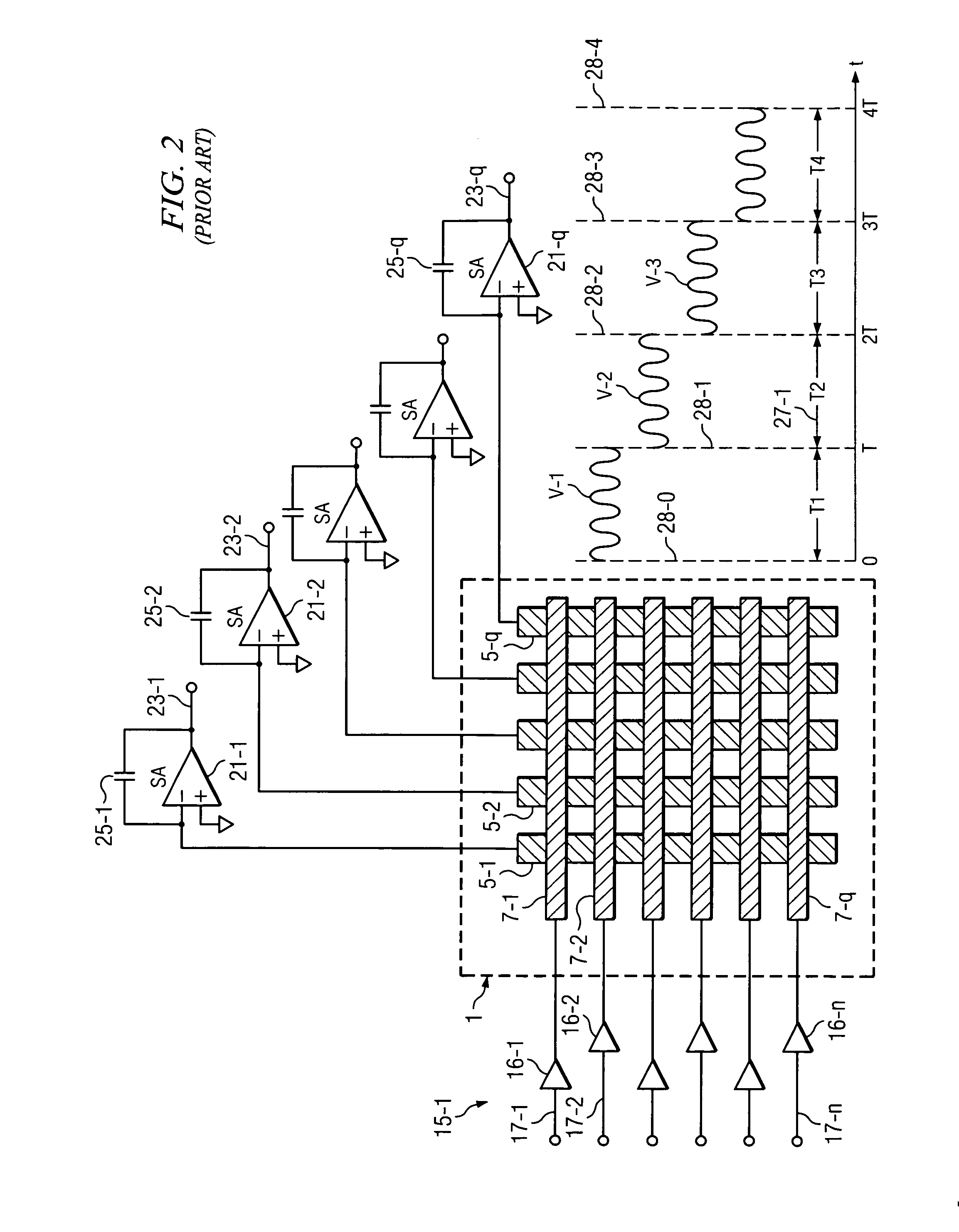 Touch-sensitive interface and method using orthogonal signaling