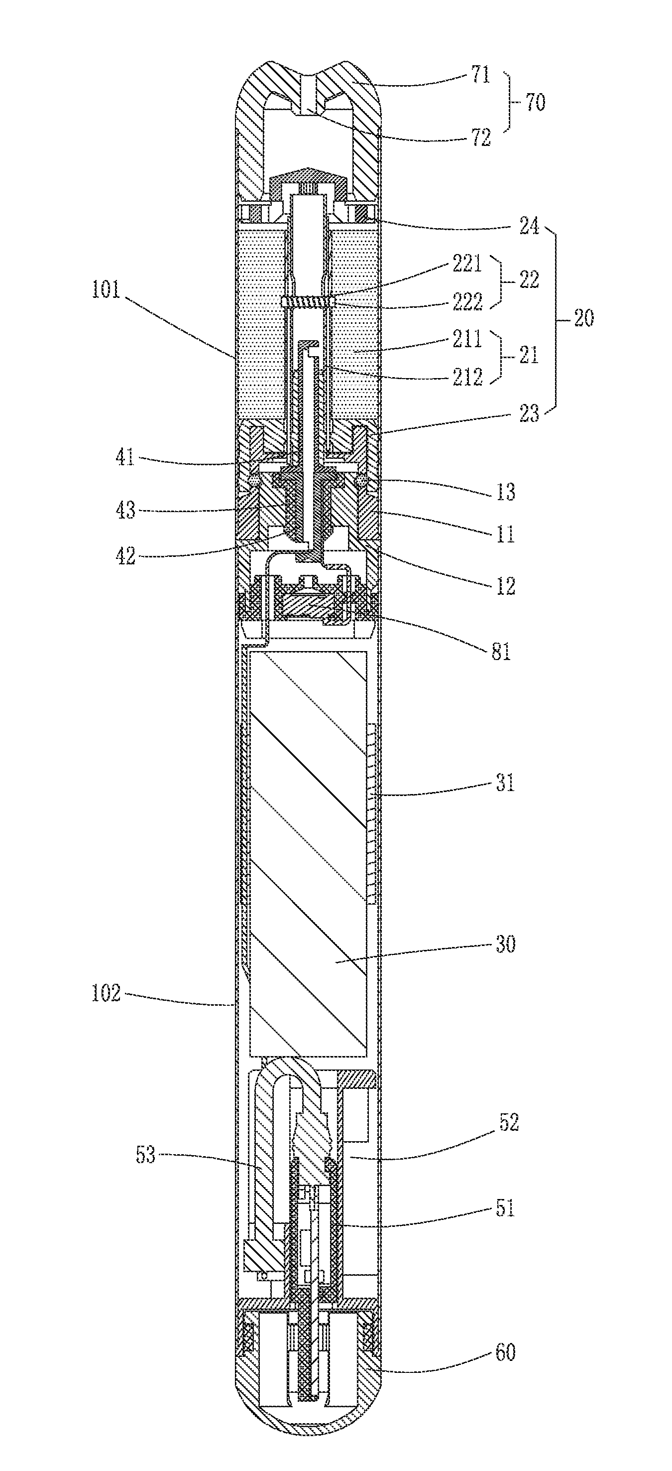 Electronic Cigarette Device and Electronic Cigarette Thereof