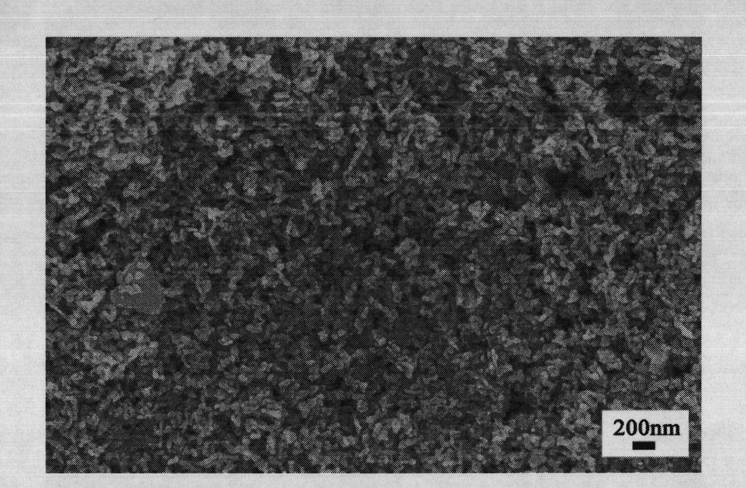 Method for preparing SiO2-modified ZnO nano-porous thin film composite electrode