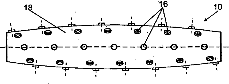 Thin wall header with a variable cross-section for solar absorption panels