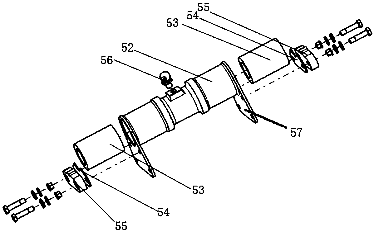 Pull rod guiding mechanism for controlling over flight of helicopter