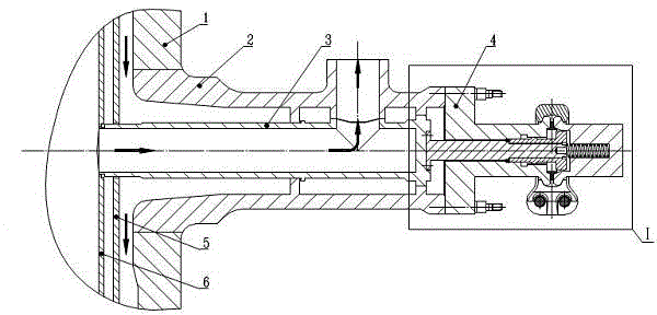 Self-tightening sealed structure for refueling water level control of reactor