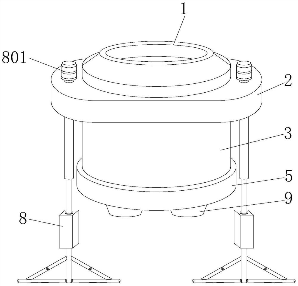 Anti-leaking stoppage device for bridge construction