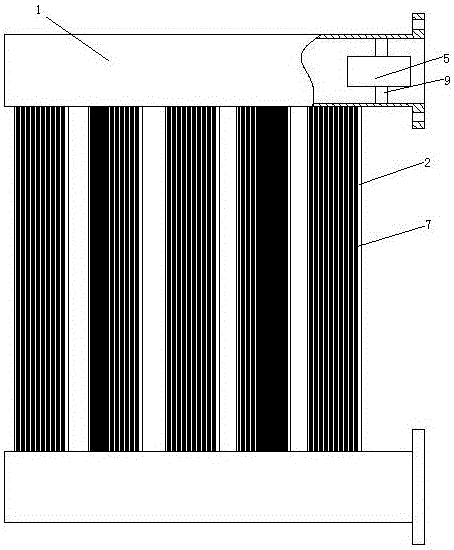 Removable connection to transformer heat sink with telescoping outer fins