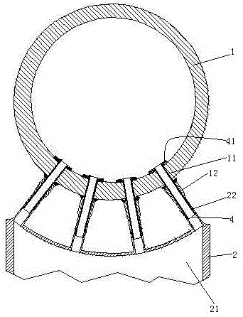 Removable connection to transformer heat sink with telescoping outer fins