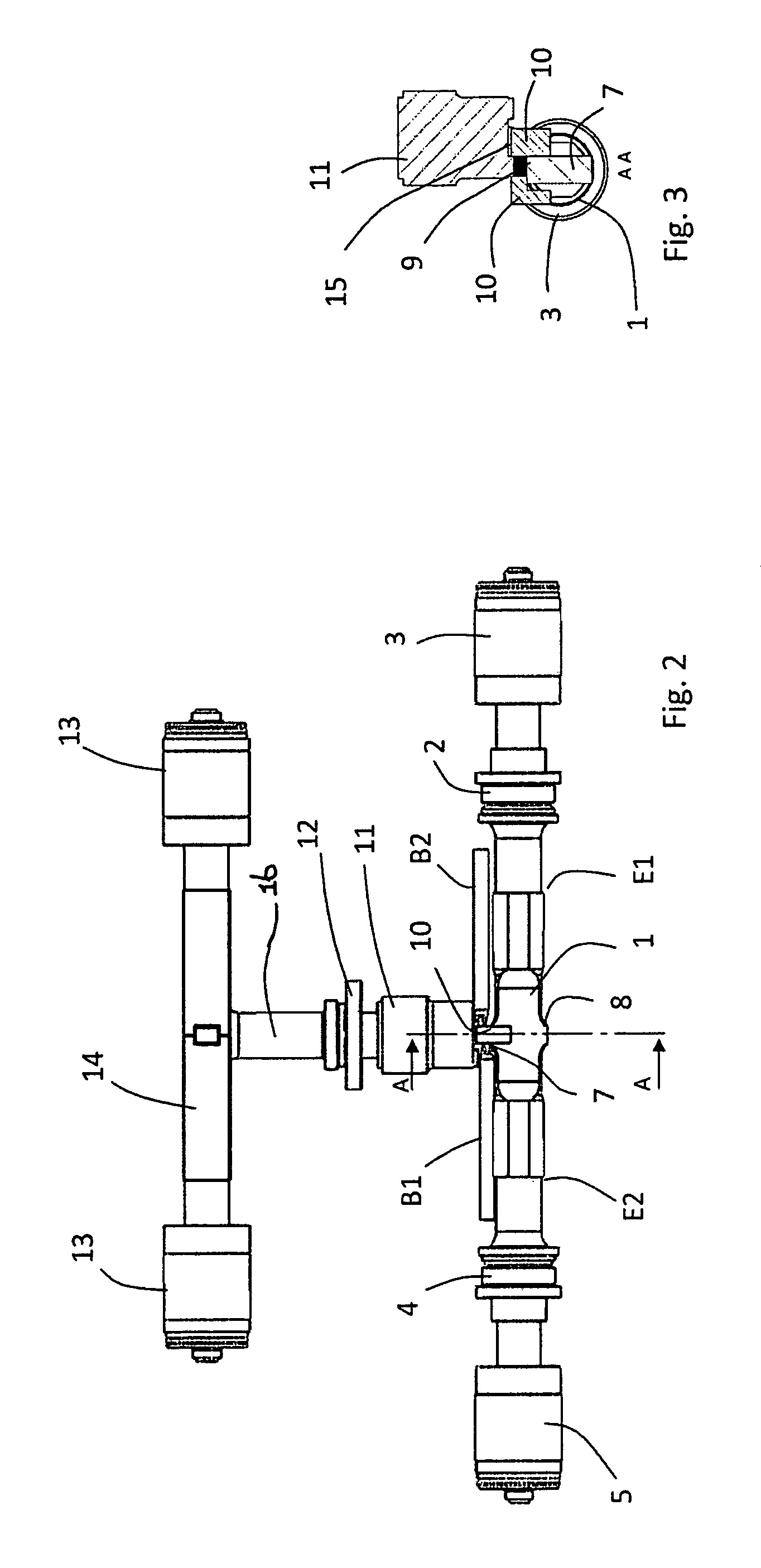 Ultrasonic device with longitudinal and torsional sonotrodes