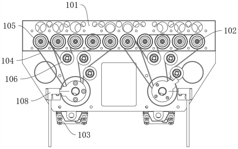 Mounting head assembly, chip mounter and chip mounting method