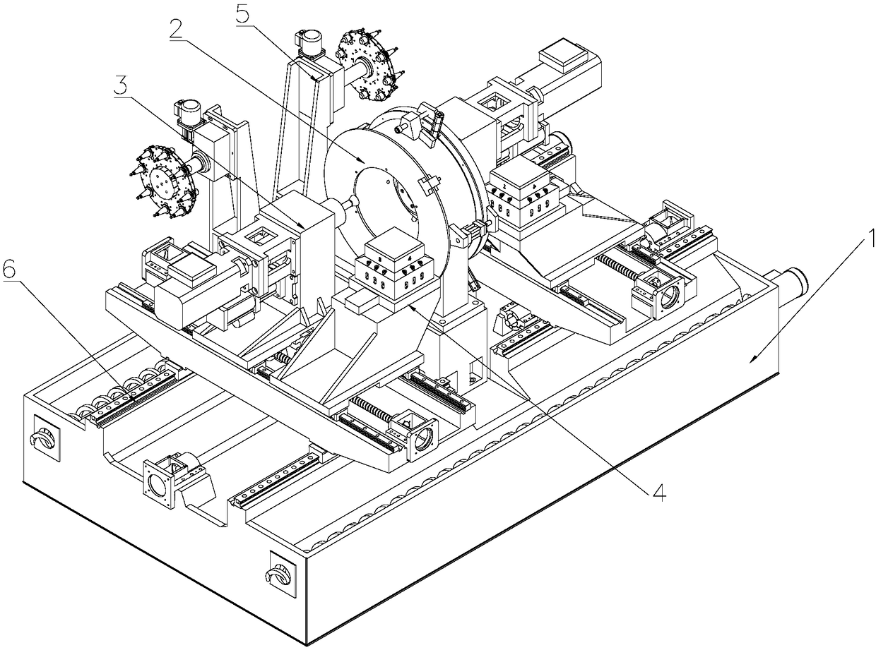 A special CNC machine tool for machining brake discs