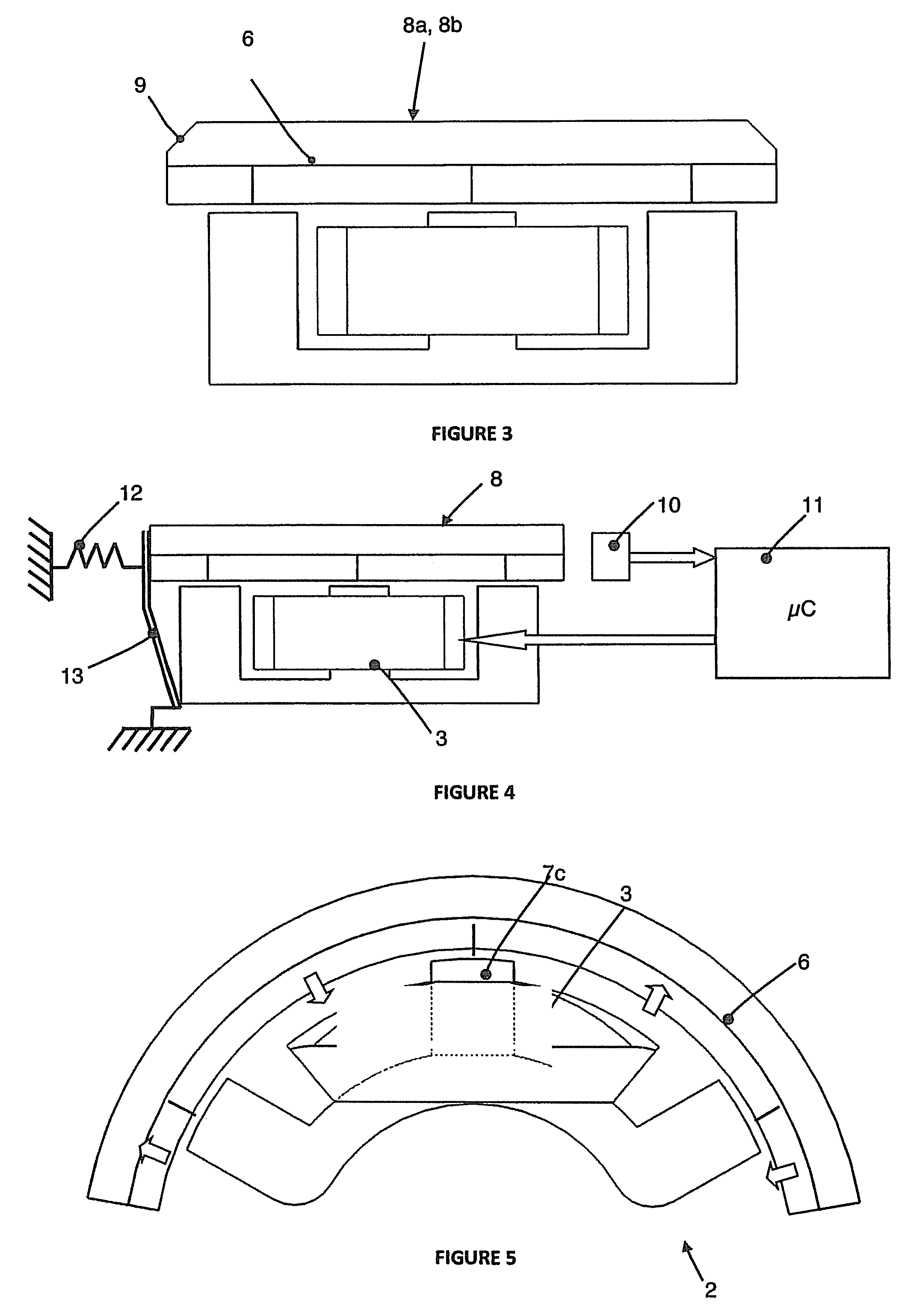 Electromagnetic actuator having improved force density and use thereof for an electric razor