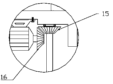 Automatic punching device for processing parts