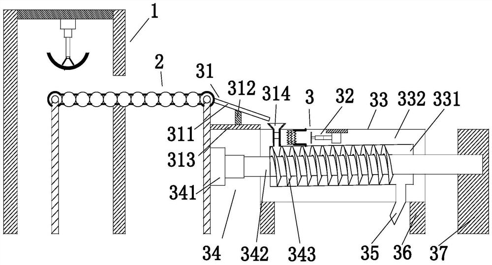 A post-cleaning processing system and processing technology for agricultural products