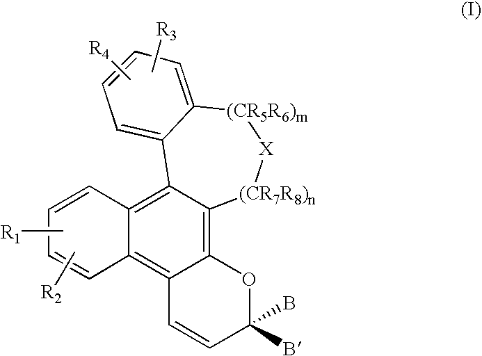 Photochromic h-annellated benzo[f]chromene compounds