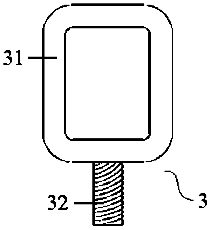 Diagonal bar supporting device and construction method thereof