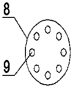 Edge material-passing device in ball mill