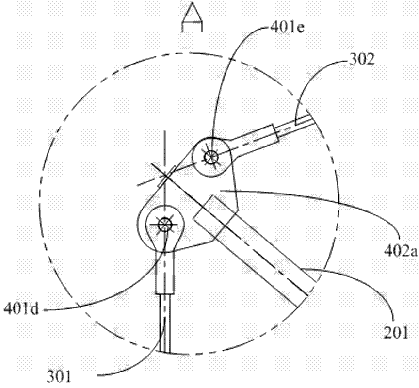 Automatic folding and unfolding mechanism of folding arm of crane and folding and unfolding method of mechanism