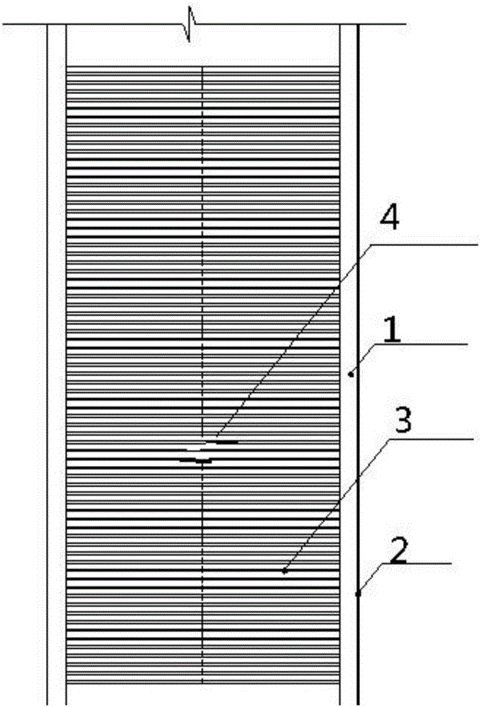 Organized drainage antiskid wear-resistant car ramp and construction method thereof